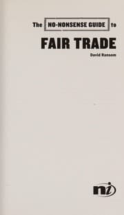 Tapa de The no-nonsense guide to fair trade