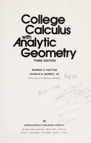 Tapa de College calculus with analytic geometry