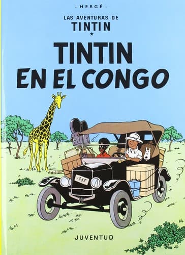Tapa de Tintín en el Congo