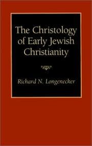 Tapa de The Christology of early Jewish Christianity