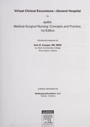 Tapa de Virtual Clinical Excursions for Medical-Surgical Nursing