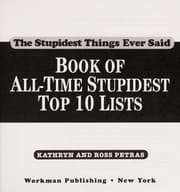 Tapa de The stupidest things ever said