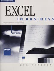 Tapa de Excel in business