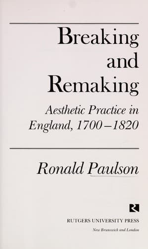 Tapa de Breaking and remaking