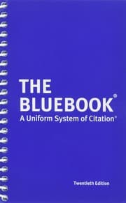 Tapa de The Bluebook