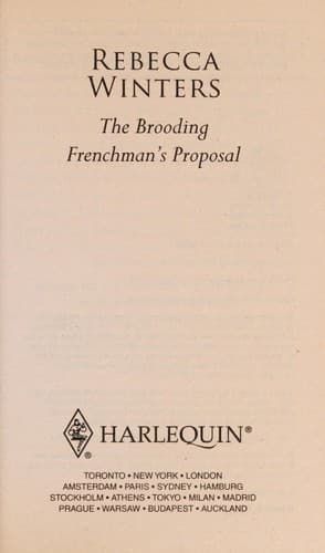 Tapa de The brooding Frenchman's proposal