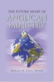 Tapa de The Future Shape of Anglican Ministry
