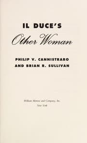 Tapa de Il Duce's other woman