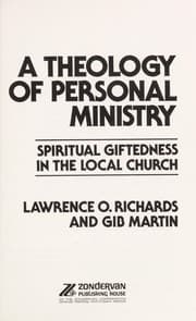 Tapa de A theology of personal ministry