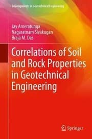 Tapa de Correlations of soil and rock properties in geotechnical engineering