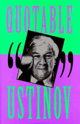 Tapa de Quotable Ustinov.