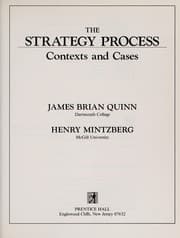 Tapa de The strategy process