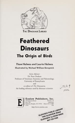 Tapa de Feathered dinosaurs