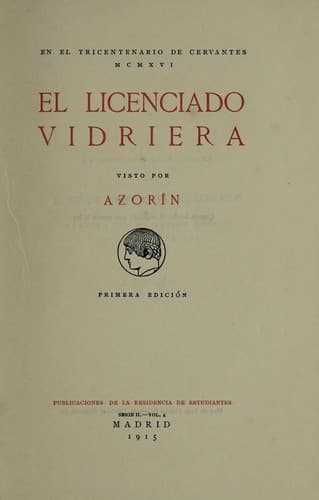 Tapa de El licenciado vidriera