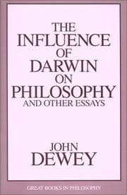 Tapa de The influence of Darwin on philosophy and other essays