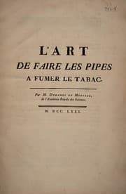 Tapa de L'art de faire les pipes a fumer le tabac