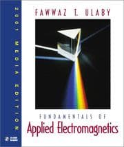 Tapa de Fundamentals of Applied Electromagnetics 2001 Media Edition