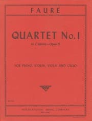 Tapa de Quartet no. 1 in C minor, op. 15