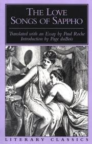 Tapa de The love songs of Sappho