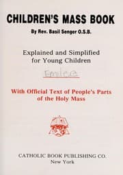 Tapa de Children's Mass book