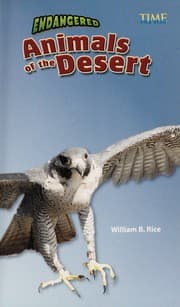 Tapa de Endangered animals of the desert