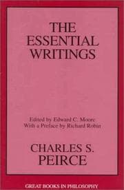 Tapa de Charles S. Peirce