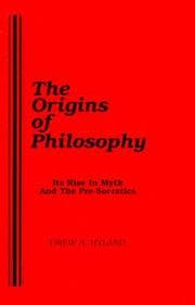 Tapa de Origins of Philosophy