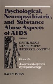 Tapa de Psychological, neuropsychiatric, and substance abuse aspects of AIDS