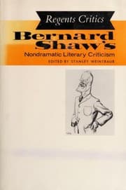 Tapa de Bernard Shaw's nondramatic literary criticism