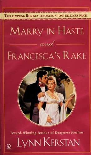 Tapa de Marry in Haste / Francesca's Rake
