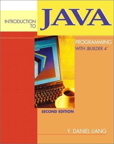 Tapa de Introduction to Java Programming with JBuilder 4/5/6/7 (2nd Edition)