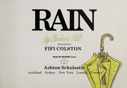 Tapa de Rain (Read by reading)