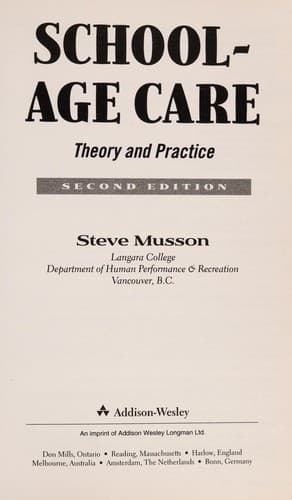 Tapa de School Age Care