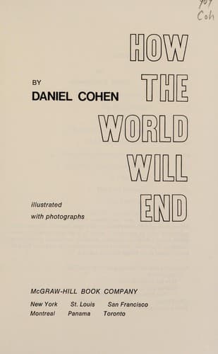 Tapa de How the world will end