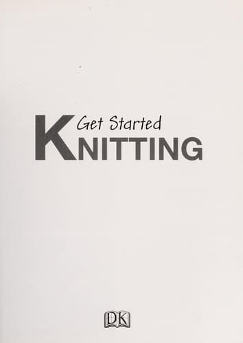 Tapa de Get started knitting