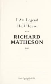 Tapa de I Am Legend - Hell House
