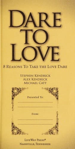 Tapa de Dare to Love Booklet