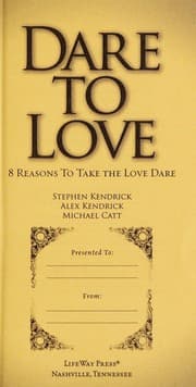 Tapa de Dare to Love Booklet