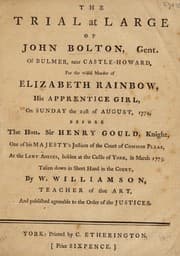 Tapa de The trial at large of John Bolton, gent