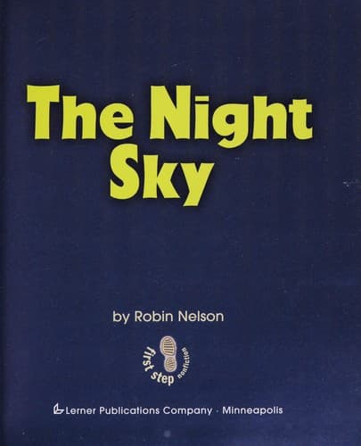 Tapa de The night sky