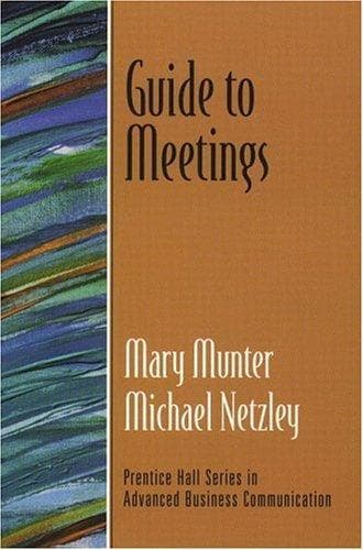 Tapa de Guide to meetings