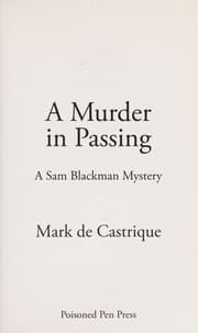 Tapa de A murder in passing
