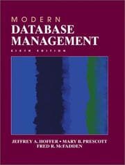 Tapa de Modern database management