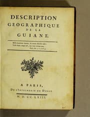 Tapa de Déscription géographique de la Guiane