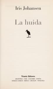 Tapa de La huida