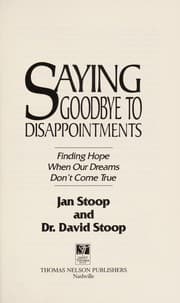 Tapa de Saying goodbye to disappointments