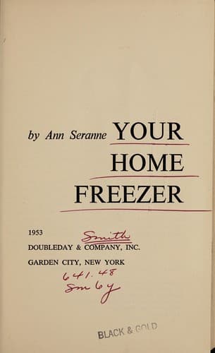 Tapa de Your home freezer