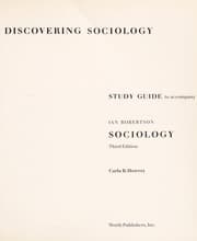 Tapa de Study Guide to Sociology
