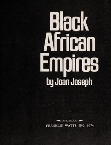 Tapa de Black African empires