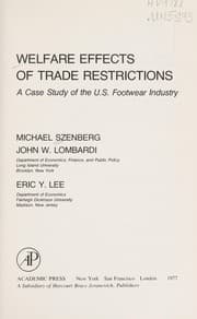 Tapa de Welfare effectsof trade restrictions